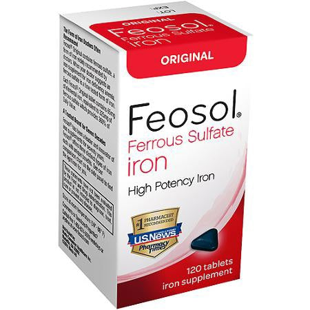 Meda Consumer Healthcare Feosol Mineral Supplement Iron 65 mg Strength Tablet 120 per Bottle - 34601709712