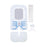 Sorbaview SHIELD - Integrated Securement Dressing Fabric / Foam 2-1/2 X 4 Inch Sterile - Medline - SV353UDTHG