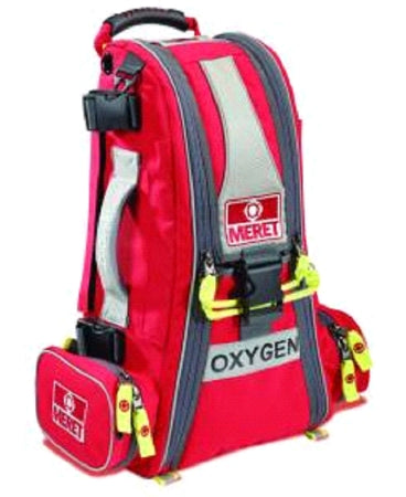 Med-Tech Resources Recover Pro EMS O2 Response Bag Red 13-3/4 X 22-1/4 X 7-3/4 Inch - TR-M4008F