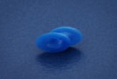 Pope - Ear Ventilation Tube Beveled Grommet 2.6 mm Polyethylene Blue Sterile - VT-1504-01