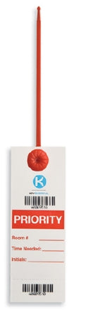 Key Surgical - Instructional Tag Write On Red / White 2 X 5-1/2 Inch Durable 50 per Case - ST-0304