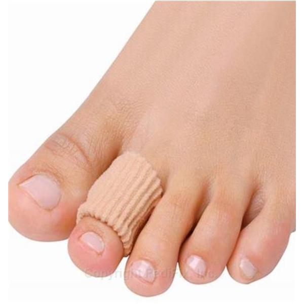 Pedifix Protector Visco-Gel Crn Fabric/Mineral Oil/Vitamin E Beige Size Large 1Pr/Packag - P81-L