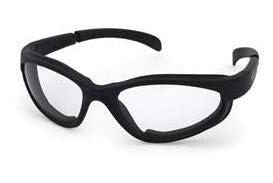 Fisher Scientific Solaris Safety Glasses Wraparound Clear Tint Charcoal Frame Over Ear One Size Fits Most - 19825507
