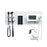 Welch Allyn Green Series 777 Integrated Wall System Wall Aneroid Sphygmomanometer, Wall Board, GS 777 Wall Transformer, Coaxial Ophthalmoscopes, Diagnostic Macroview Otoscopes, Wall Aneroid - 77792-ML