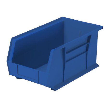 HCL Super Tough - Storage Bin Blue Plastic 7 X 8-1/4 X 14-3/4 Inch - 1415B