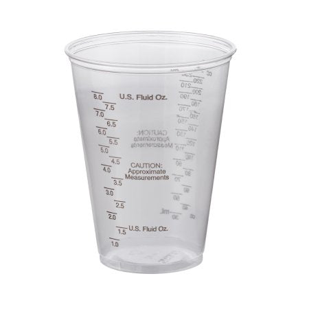 Solo Ultra Clear - Graduated Drinking Cup 10 oz. Clear Plastic Disposable - TP10DGM