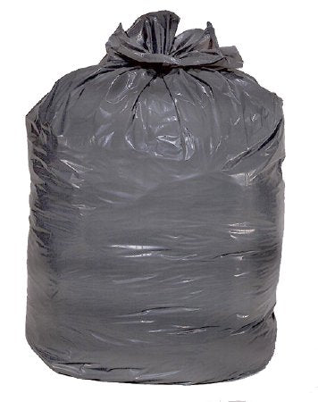 Colonial Bag Super Hex - Trash Bag 56 gal. Gray LLDPE 1 mil 43 X 47 Inch X-Seal Bottom Coreless Roll - CRG4715EQ