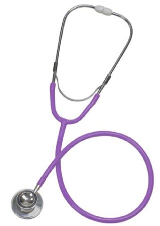 Mabis Healthcare Mabis Classic Stethoscope Lavender 1-Tube 22 Inch Tube Double Sided Chestpiece - 10-426-110