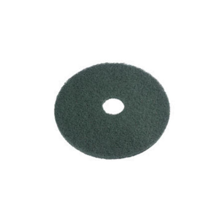 Saalfeld Redistribution americo Hard Floor Scrubbing Pad 17 Inch Green Polyester Fiber - 400317