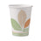 Bare Eco-Forward - Drinking Cup 12 oz. Leaf Print Paper Disposable - 412PLN-J7234