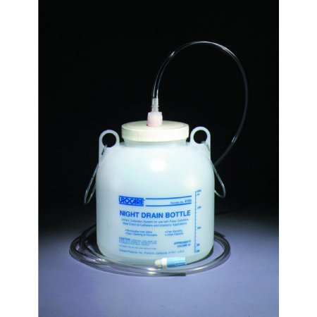 Urocare Products Urocare Urinary Night Drainage System Anti-Reflux Valve 2000 mL High-Density Polyethylene (HDPE) - 4100