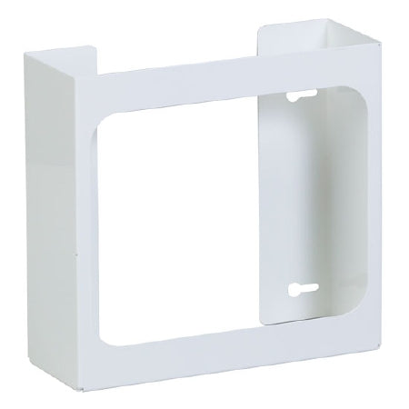 Clinton Industries Glove Box Holder Horizontal or Vertical Mount 2-Box White 3-3/4 X 10 X 10-1/2 Inch Powder Coated Metal - GW-2020