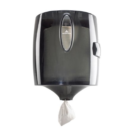Georgia-Pacific - Paper Towel Dispenser Translucent Smoke Plastic Center Pull 520 Count Wall Mount - 54050