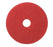 Saalfeld Redistribution americo Hard Floor Buffing Pad 21 Inch Red Polyester Fiber - 404421