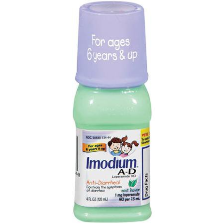 Children's Imodium A-D - Anti-Diarrheal 1 mg Strength Liquid 4 oz. - 50580013444