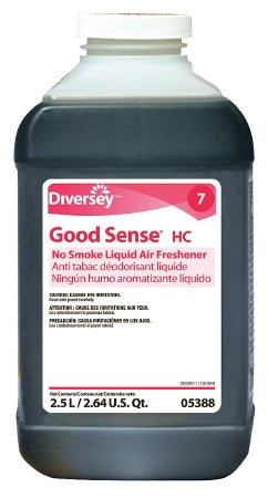 Saalfeld Redistribution Good Sense HC Deodorizer Alcohol Based Liquid Concentrate 2.5 Liter Bottle Fresh Scent - 905388