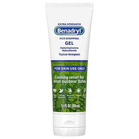 Benadryl - Itch Relief 2% Strength Gel 3.5 oz. Tube - 31254717157