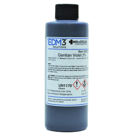 EDM 3 - Gentian Violet Solution 2% 4 oz. - 400324
