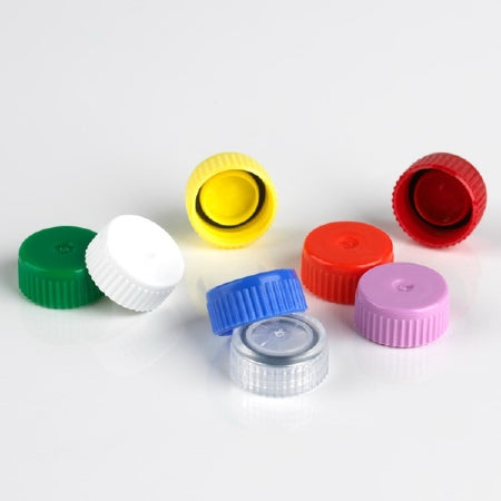 Globe Scientific Tube Closure Polypropylene Screw Cap Clear For Microcentrifuge Tube - 111671C