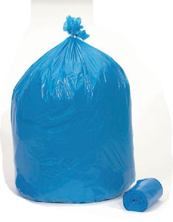 Colonial Bag - Recyclying Bag 33 gal. Blue LLDPE 1.2 mil 33 X 40 Inch X-Seal Bottom Coreless Roll - CCB33GAL
