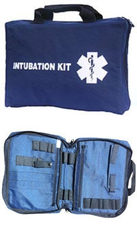 Med-Tech Resources Intubation Kit Bag Navy 1.75 X 10 X 14 Inch - TR-16011