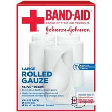 Band-Aid - Conforming Bandage Polyester / Rayon 4 Inch X 3-3/5 Yard Roll Shape Sterile - 00381371187669