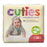 Cuties - Unisex Baby Diaper Size 3 Disposable Heavy Absorbency - CR3001