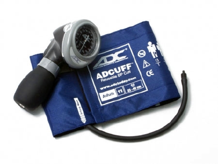 American Diagnostic Corp Diagnostix Aneroid Sphygmomanometer Pocket Style Hand Held 1-Tube Adult Size Arm - 703-11ARB