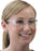 Market Lab Inc Safety Glasses Wraparound Clear Tint Clear Frame Over Ear One Size Fits Most - 5206-CL