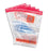 Market Lab - Specimen Transport Bag with Document Pouch 6 X 10 Inch Zip Closure STAT / Biohazard Symbol / Storage Instructions NonSterile - 3668-RD