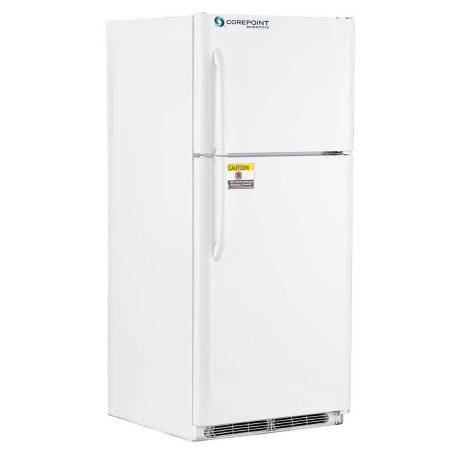Corepoint Scientific - Refrigerator / Freezer General Purpose 20 cu.ft. 2 Solid Doors Automatic Defrost - LRF201WWW/0