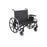 Regency XL 2000 Heavy Duty - Bariatric Reclining Wheelchair Dual Axle Desk Length Arm Swing-Away Elevating Legrest Black Upholstery 22 Inch Seat Width Adult 700 lbs. Weight Capacity - 67222230R