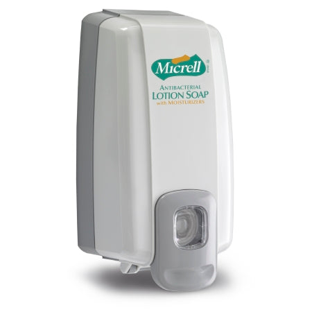 GOJO Micrell Soap Dispenser Dove Gray Plastic Push Bar 1000 mL Wall Mount - 2125-06