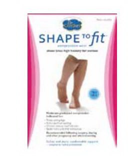 DJO Bell-Horn Thera-Lite Compression Stockings Knee High Large Beige Closed Toe - 11900L