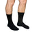 QCS - Diabetic Socks Crew X-Large Black Closed Toe - MCO1680 BLA XL