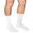 QCS - Diabetic Socks Crew X-Large White Closed Toe - MCO1680 WHI XL