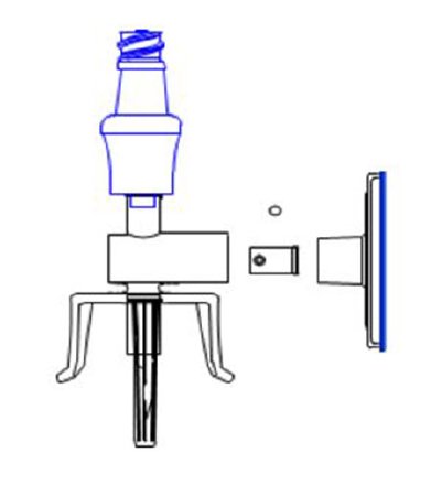 Clave - Protected Filter Vial Spike with Skirt - CH-74S