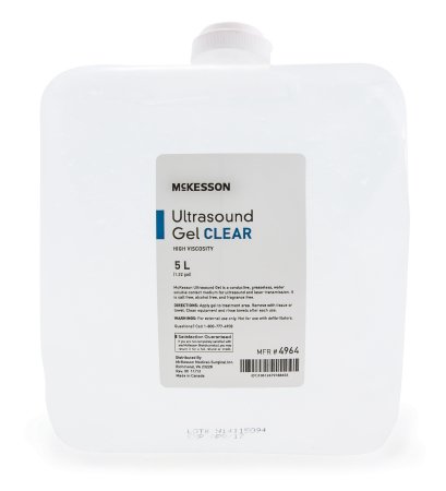 McKesson McKesson Ultrasound Gel Ultrasound and Laser Transmission 5 Liter Cubitainer - 4964
