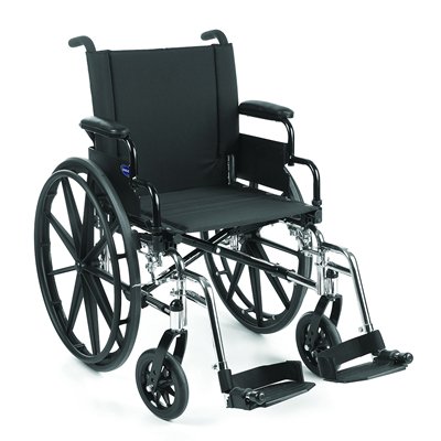 Invacare 9000 XT Lightweight Wheelchair High Strength Desk Length Arm Mag Wheel 16 Inch Seat Width - 9XT
