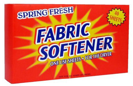 Spring Fresh - Dryer Sheet 40 Count Box Sheet Scent - 063073.
