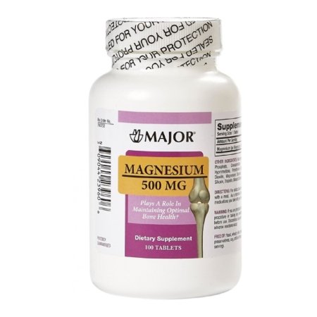 Major - Mineral Supplement Magnesium Chloride 500 mg Strength Tablet 100 per Bottle - 00904423960