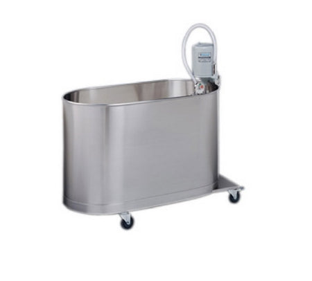 Fabrication Enterprises WHITEHALL Extremity Mobile Whirlpool Tub Whitehall Silver Stainless Steel - 42-1245