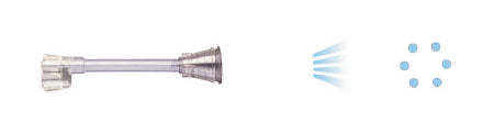 Zimmer Pulsavac Shower Spray Tip High Capacity, 9 cm, Alternative to Fan Spray 4 to 6 Pulsed Fluid Streams - 515039500