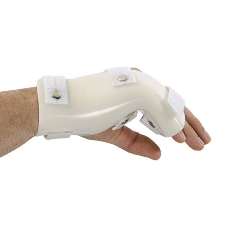 G-Force - Boxer Fracture Splint with MP Flexion Plastic / Foam Right Hand White Large - 52205