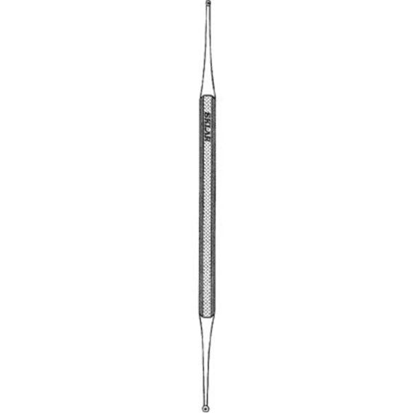 Sklar Instruments Curette Podiatry Excavator 5-1/2" #58-1/3 1.5/2.5Mm Tip Stainless Steel W/ Hl Ea - 97-0536