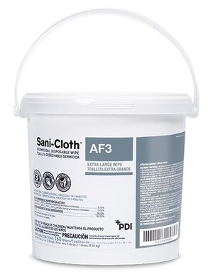 Professional Disposables Sani-Cloth AF3 Surface Disinfectant Cleaner Germicidal Wipe 160 Count Pail Disposable Mild Scent - P1450P