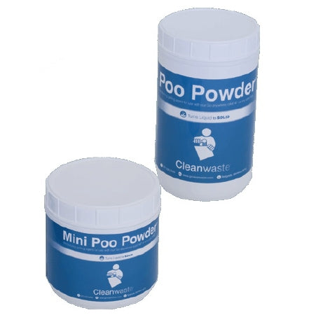 Poo Powder - Solidifier 21 oz. Screw Lid Plastic Container 120 Scoops - D105POW