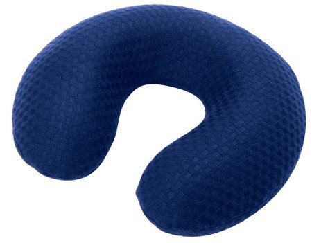 Carex - Crescent Neck Pillow 11-1/2 X 11-1/3 X 3.2 Inch Blue Reusable - FGP10800 0000