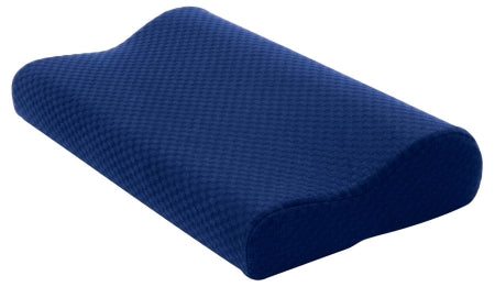 Apex-Carex Cervical Roll Pillow Soft 12 X 20 X 4 Inch Blue Reusable - FGP10500 0000