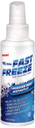 DJO Fast Freeze Topical Pain Relief 10% Strength Menthol Spray 4 oz. - 960